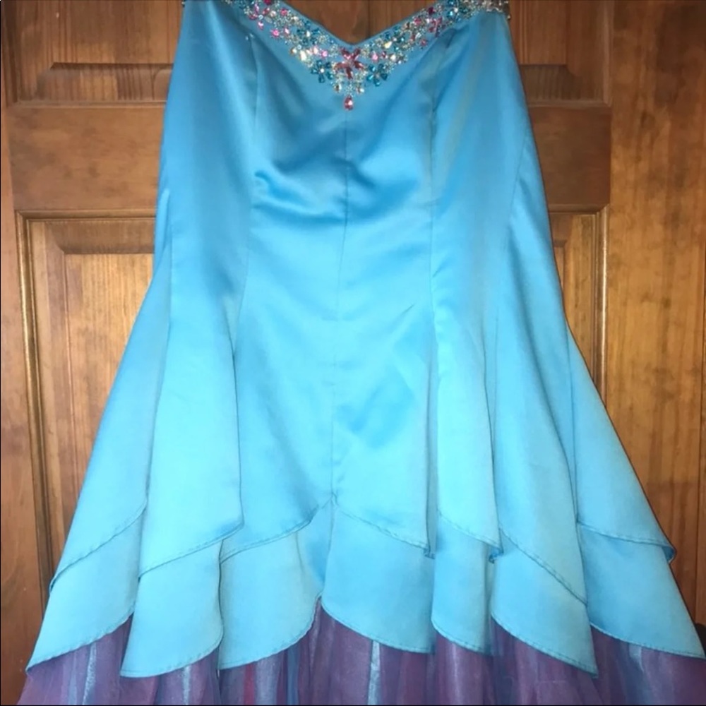 Blue Homecoming dress